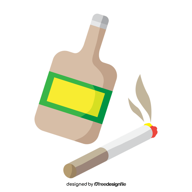 Smoke & Alcohol anti stress clipart