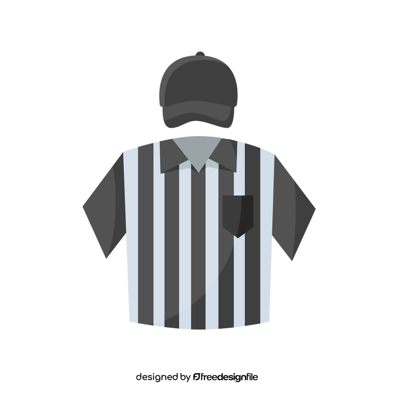 American football referee shirt, Super Bowl clipart