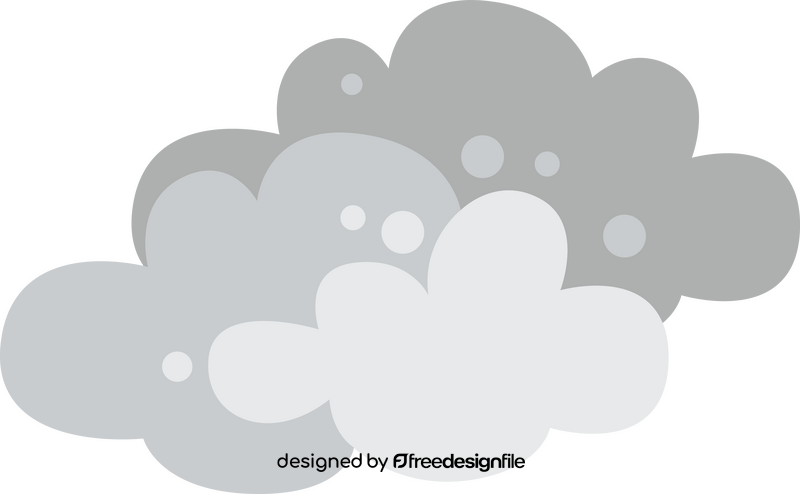 Cloudy weather clipart