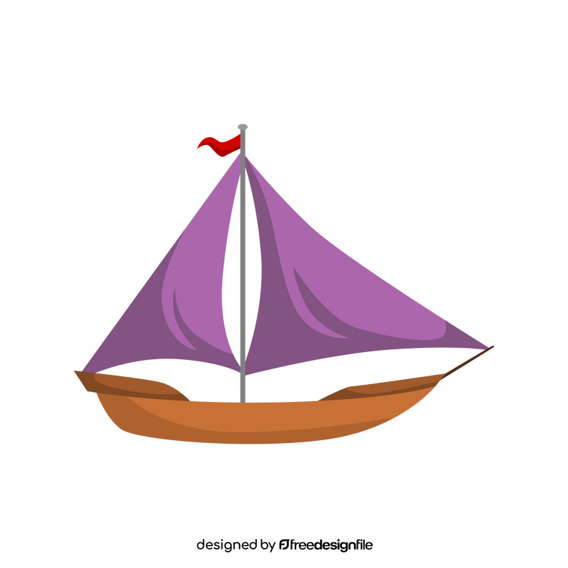 Sailing ship cartoon clipart