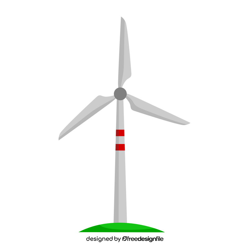 Wind turbine clipart