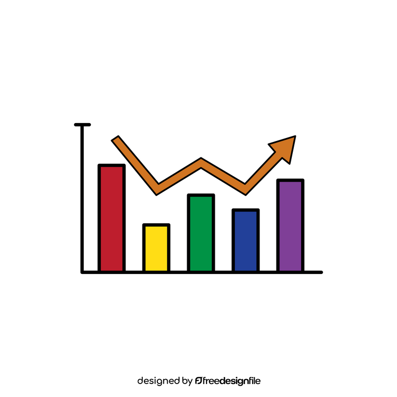 Column graph clipart