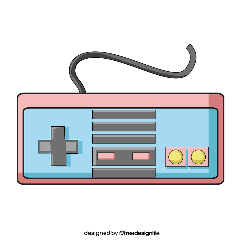 Controller, Nintendo NES clipart