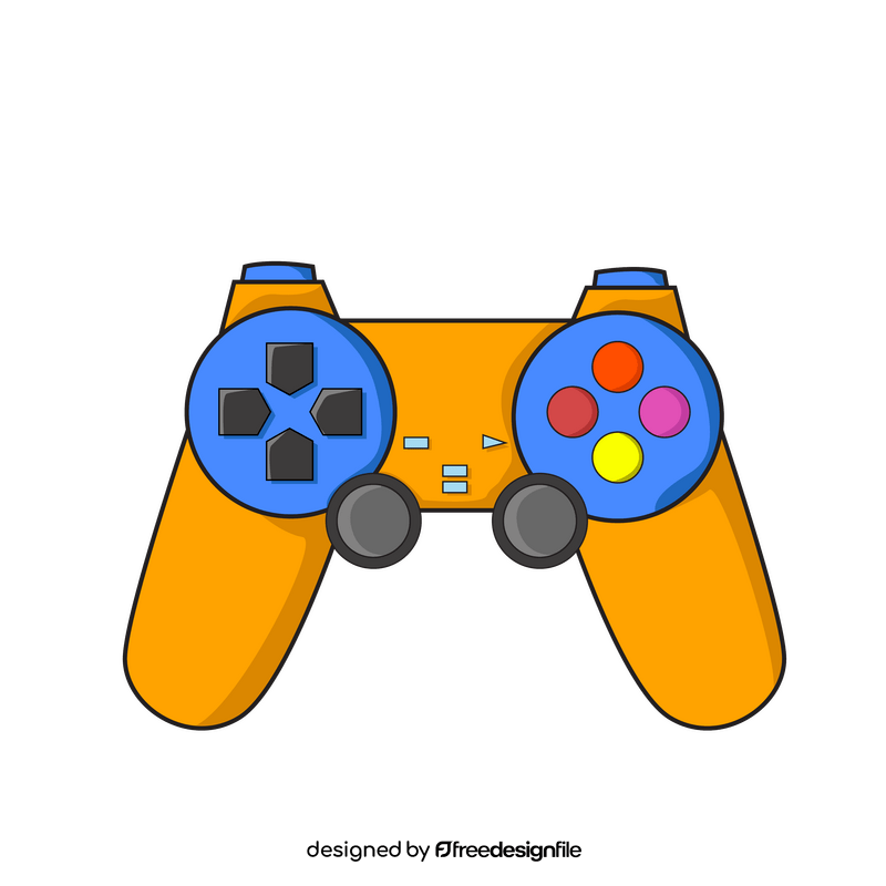 Playstation 2 Controller drawing clipart