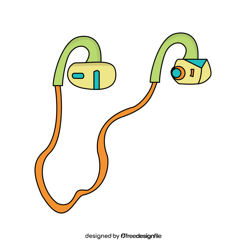 Earphones clipart