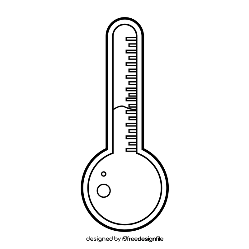 Graduated cylinder black and white clipart