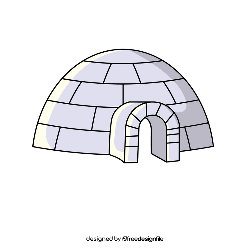 Igloo clipart