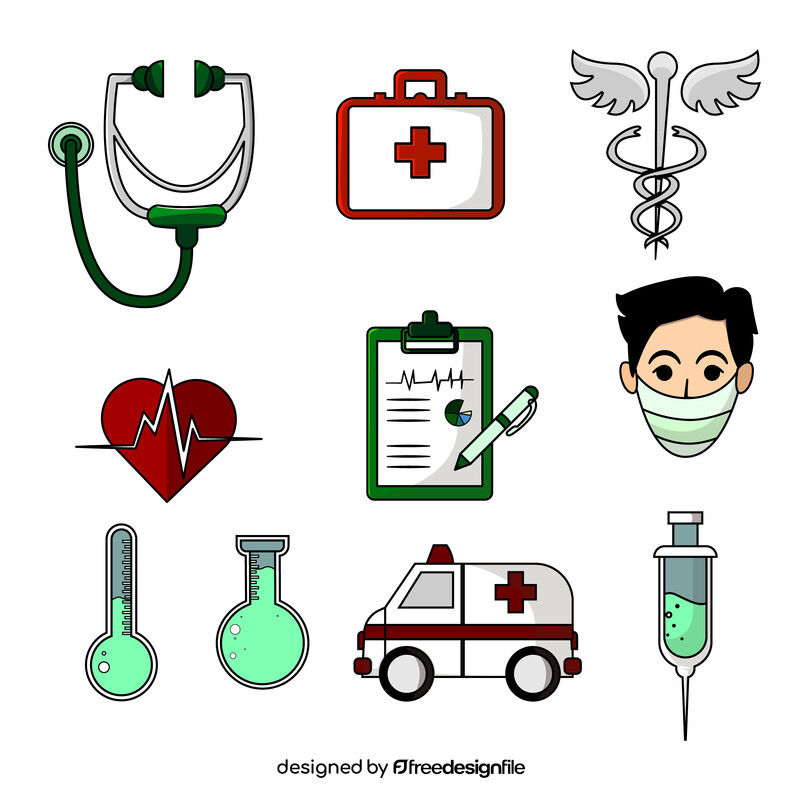 Healthcare and Medical images set vector