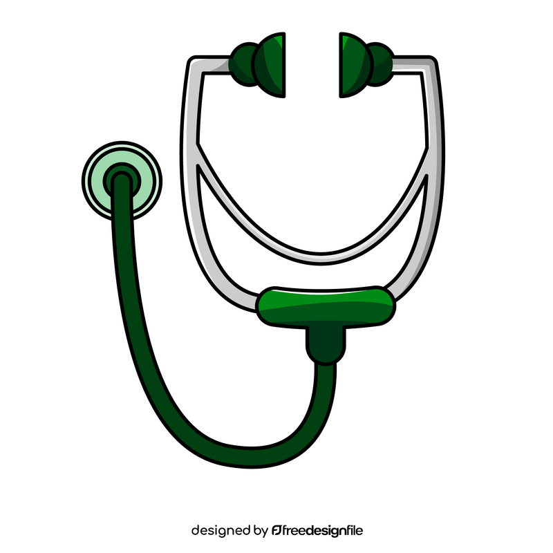 Stethoscope cartoon clipart