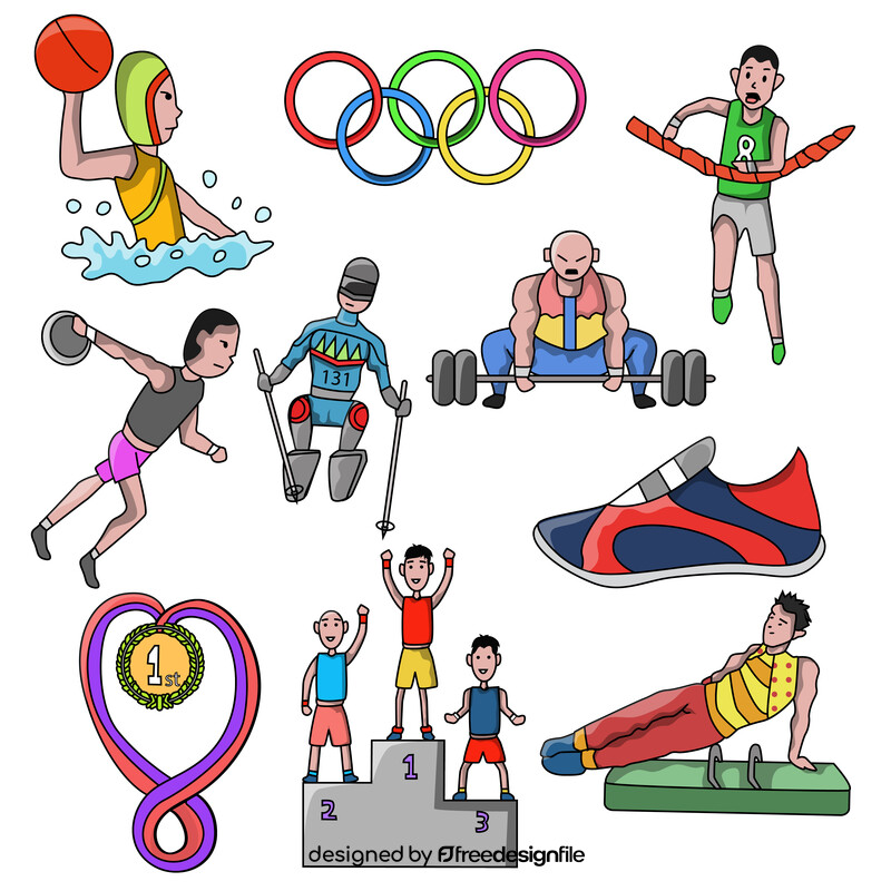 Olympic games set vector