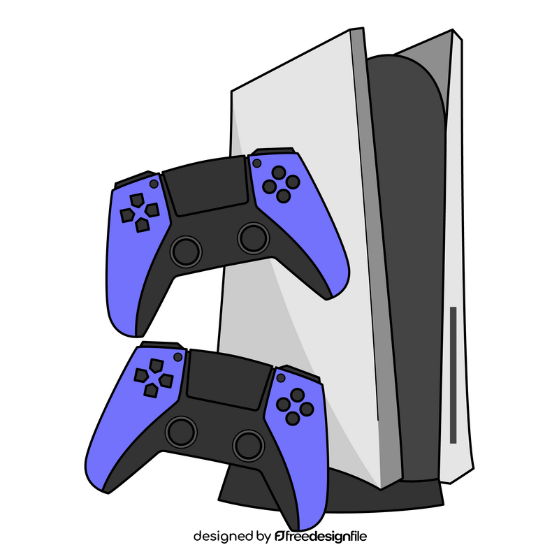 Playstation PS5 clipart free download