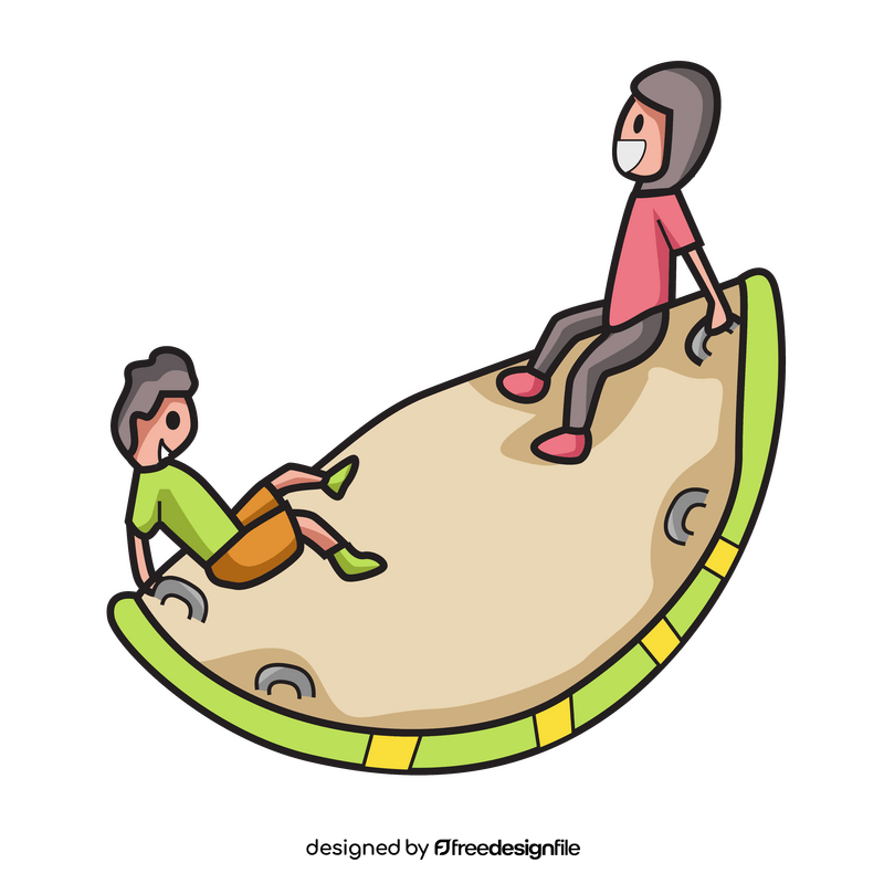 Wonderwave seesaw rocker clipart