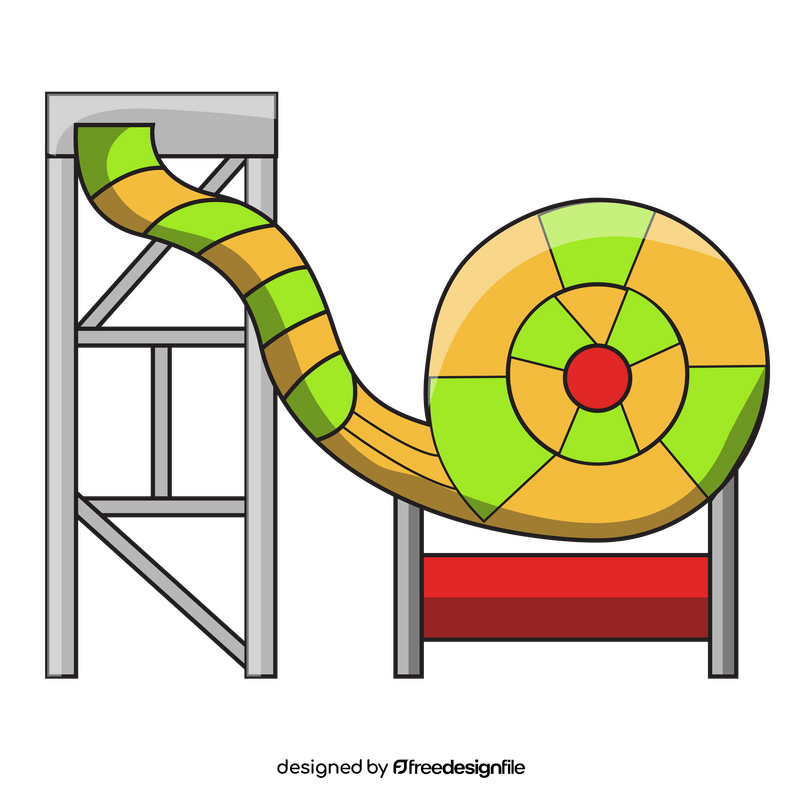 Tornado water slide clipart