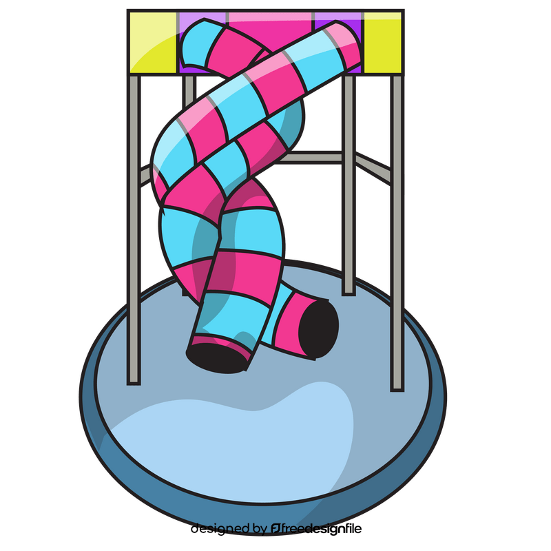 Waterslide twister clipart