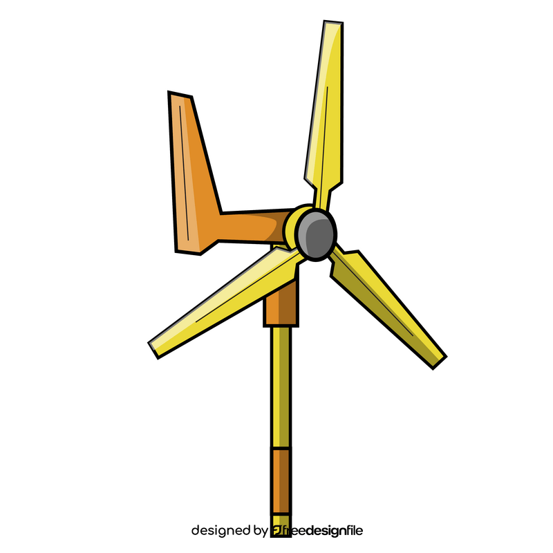 Wind turbine clipart