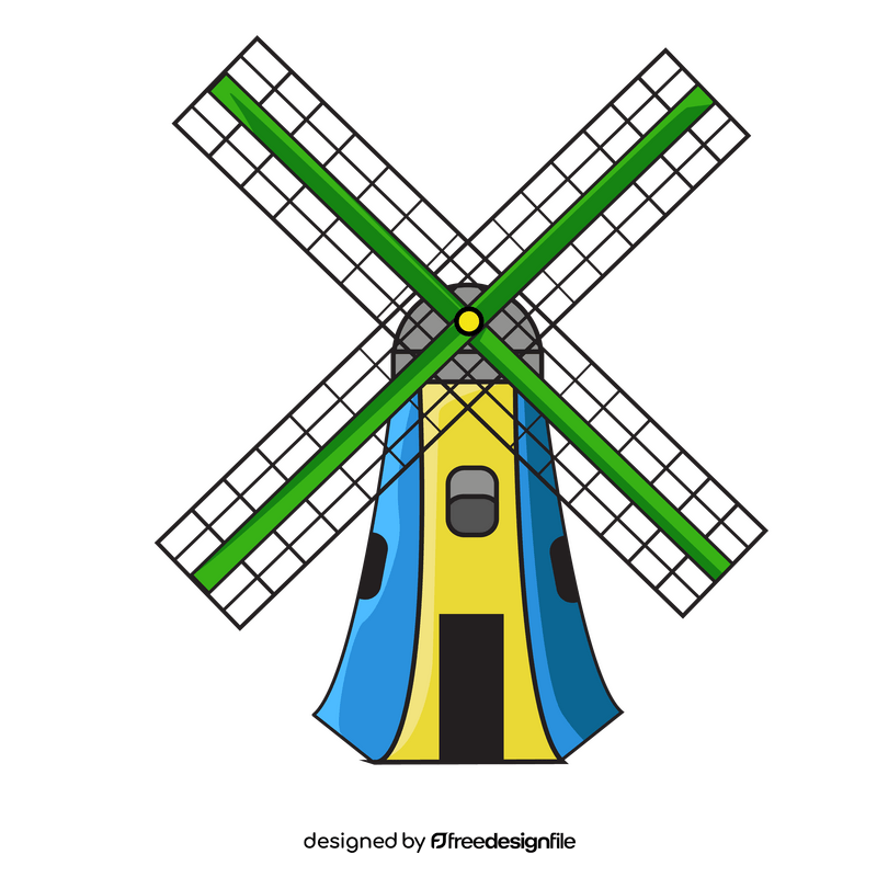 Windmill clipart