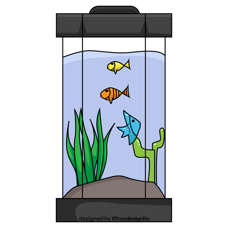 Aquarium hexagon clipart