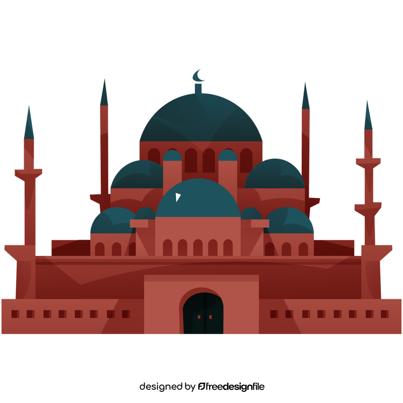 Hagia Sophia mosque clipart