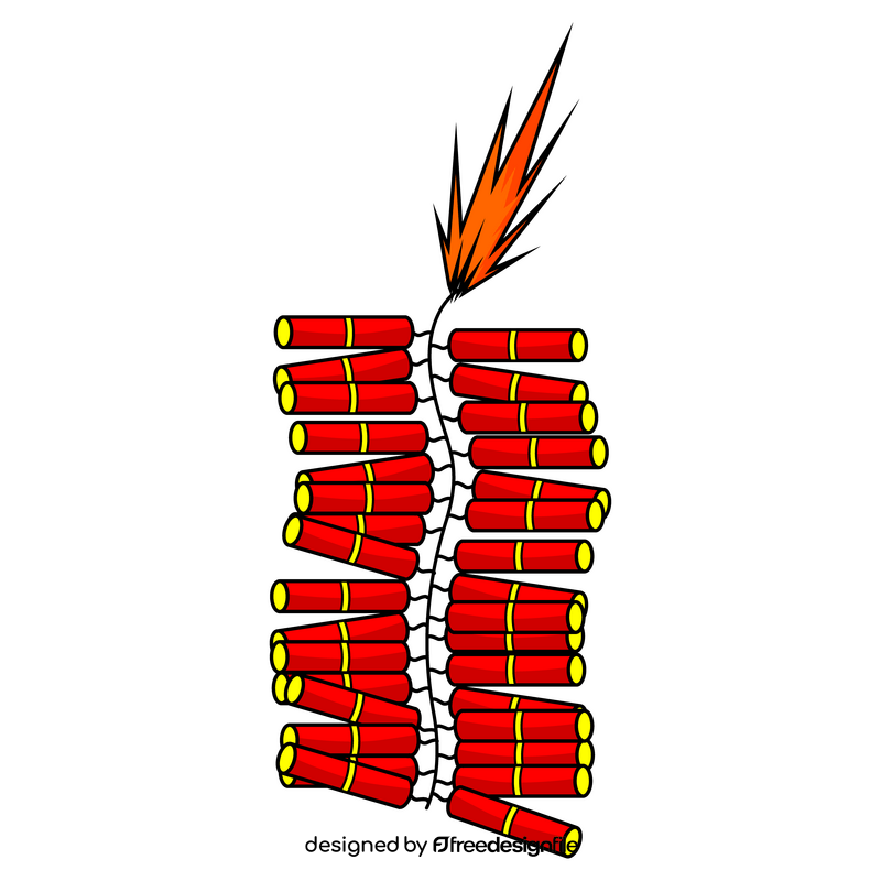 Firecracker string clipart