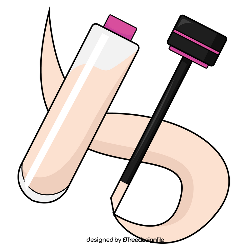 Liquid lipstick clipart