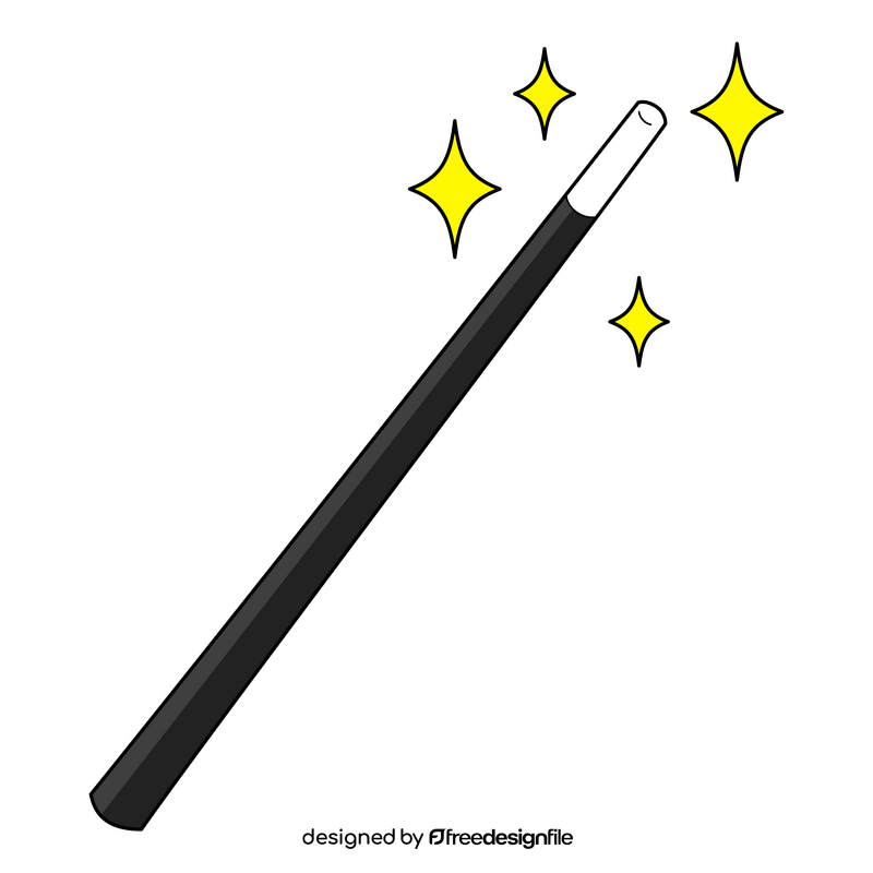 Magician wand clipart