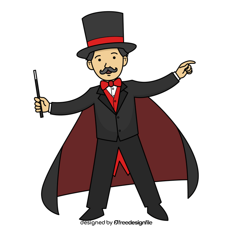 Magician clipart