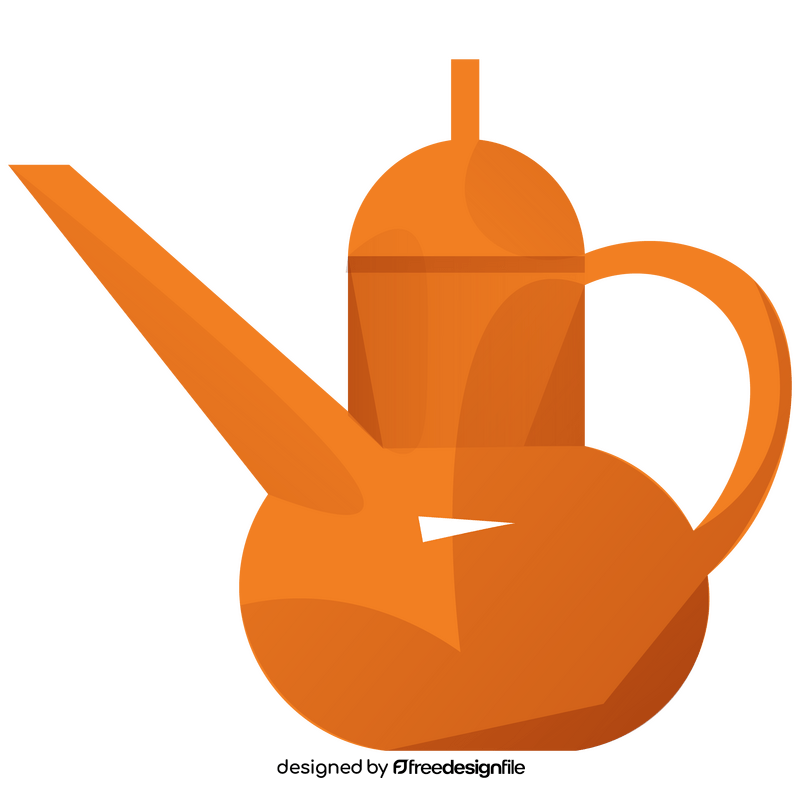 Antique teapot clipart