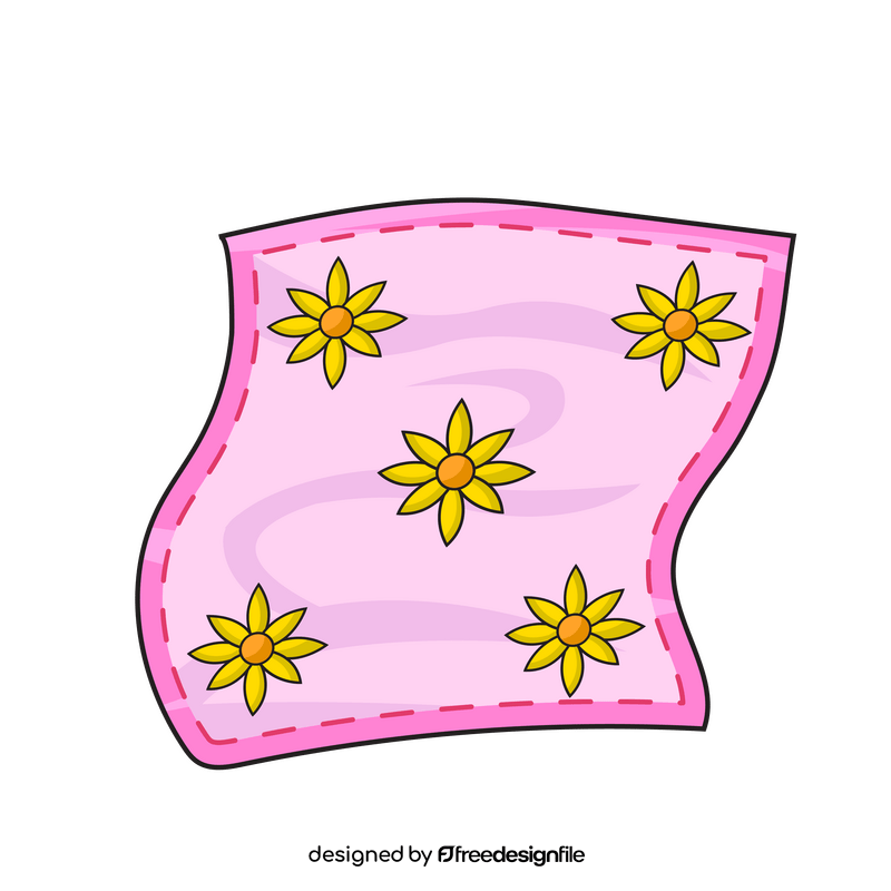 Napkin flower clipart