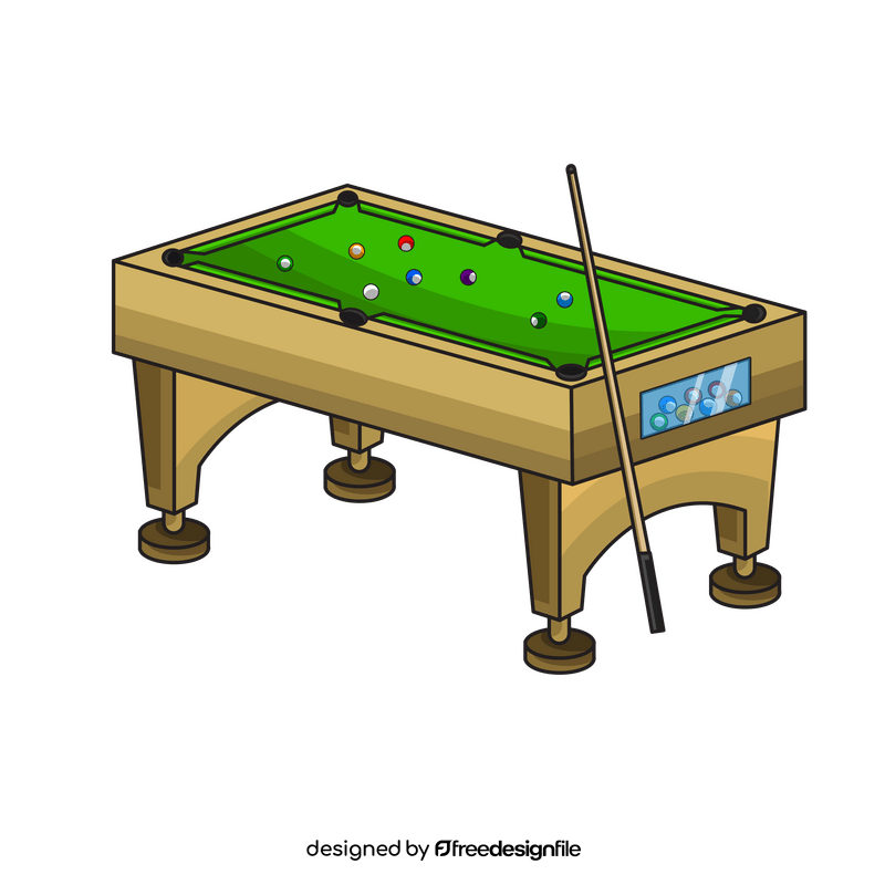 Pool table ultimate clipart