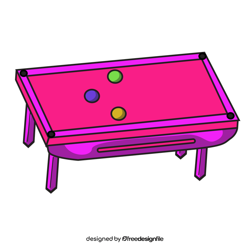 Steel pool table clipart