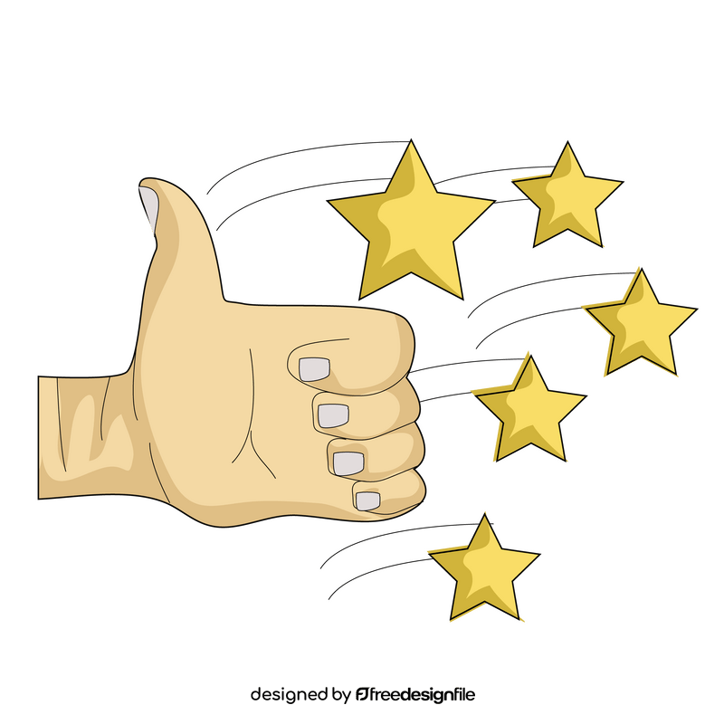 Thumbs up appreciation clipart