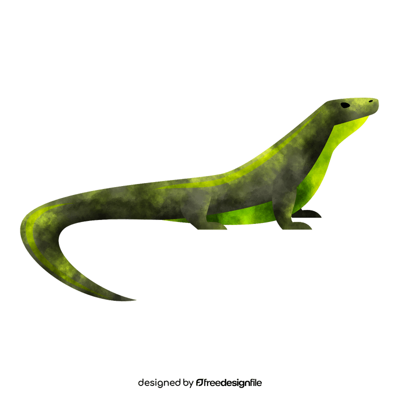 Komodo dragon clipart