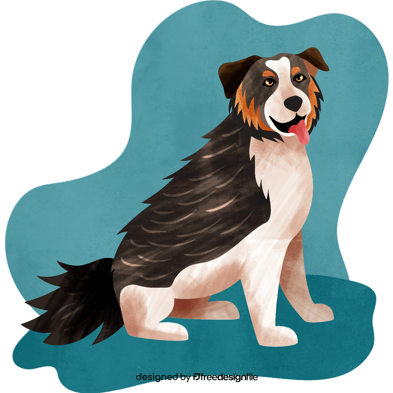 Australian shepherd dog vector