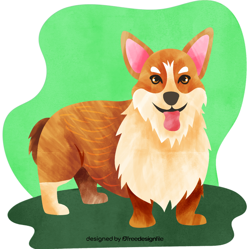 Corgi dog vector