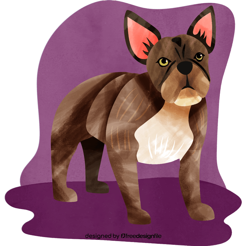 French bulldog dog vector