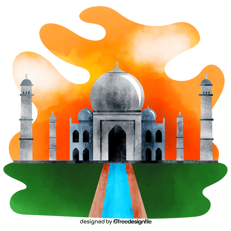 Taj mahal vector