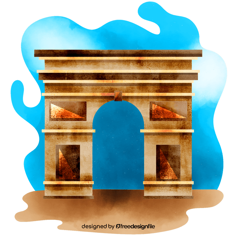 Arc de triomphe vector