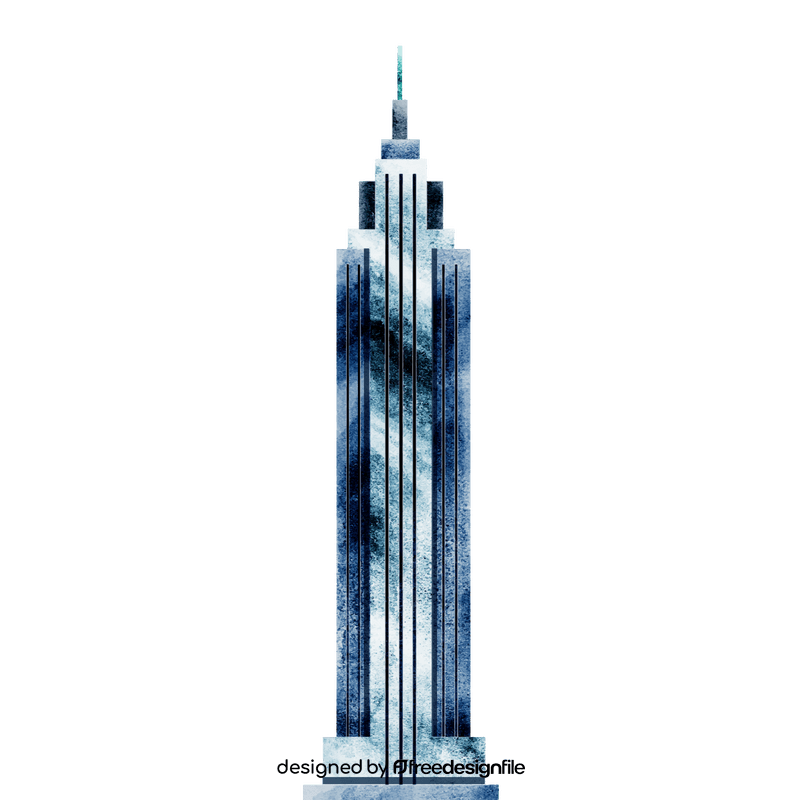 Empire state building clipart