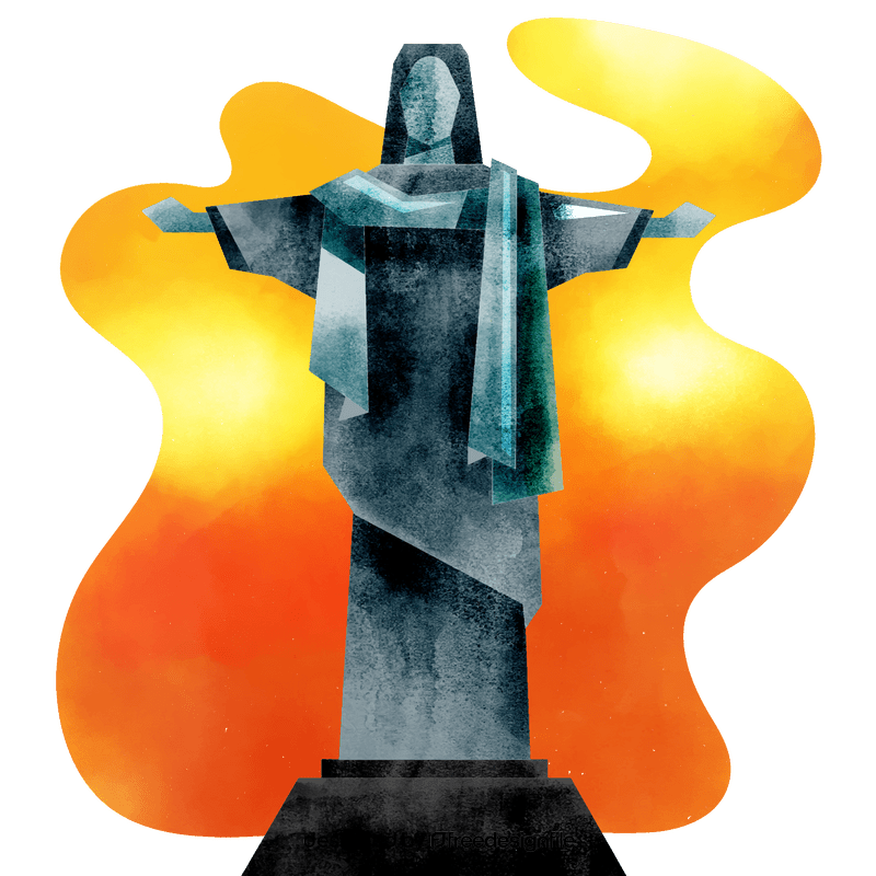 Christ the redeemer vector