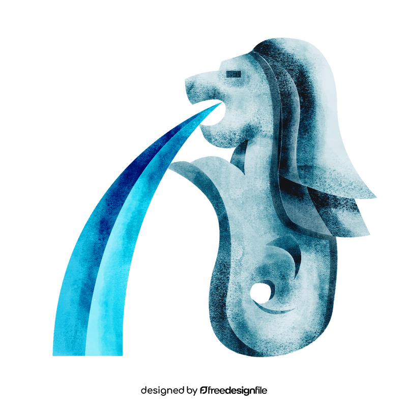 Merlion clipart