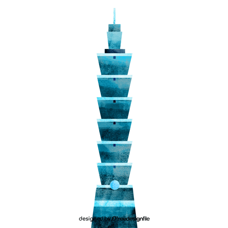 Taipei 101 clipart