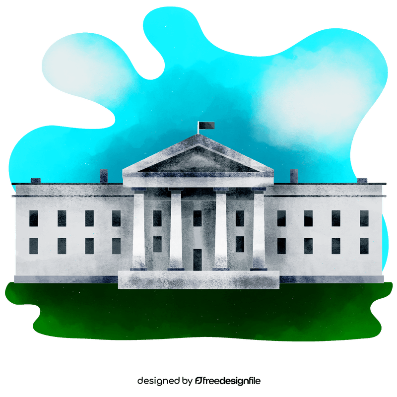 White house vector