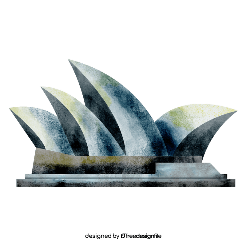 Sydney opera house clipart