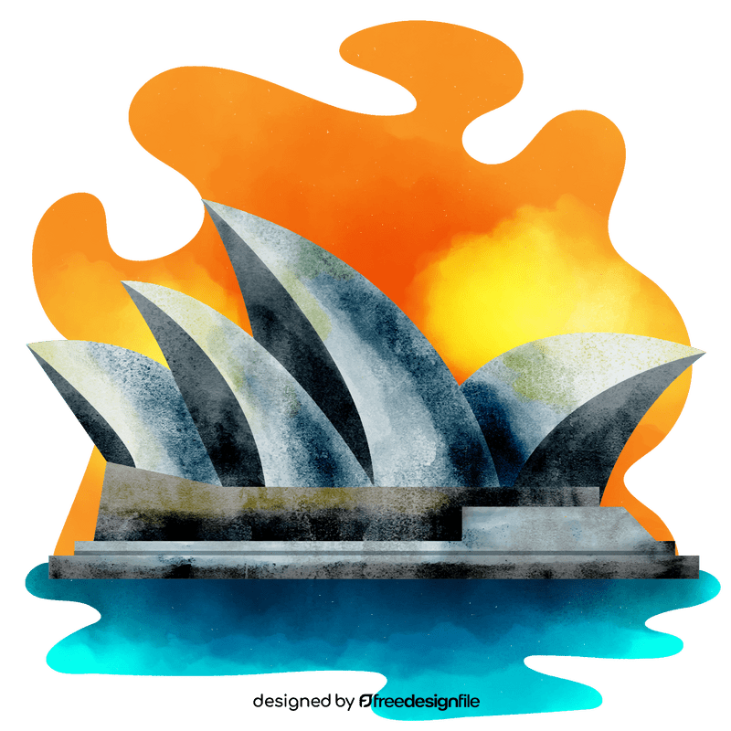 Sydney opera house vector