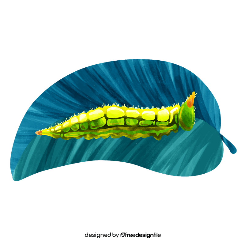 Northern pearly eye caterpillar vector