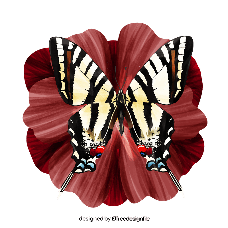 Swallowtail butterfly vector