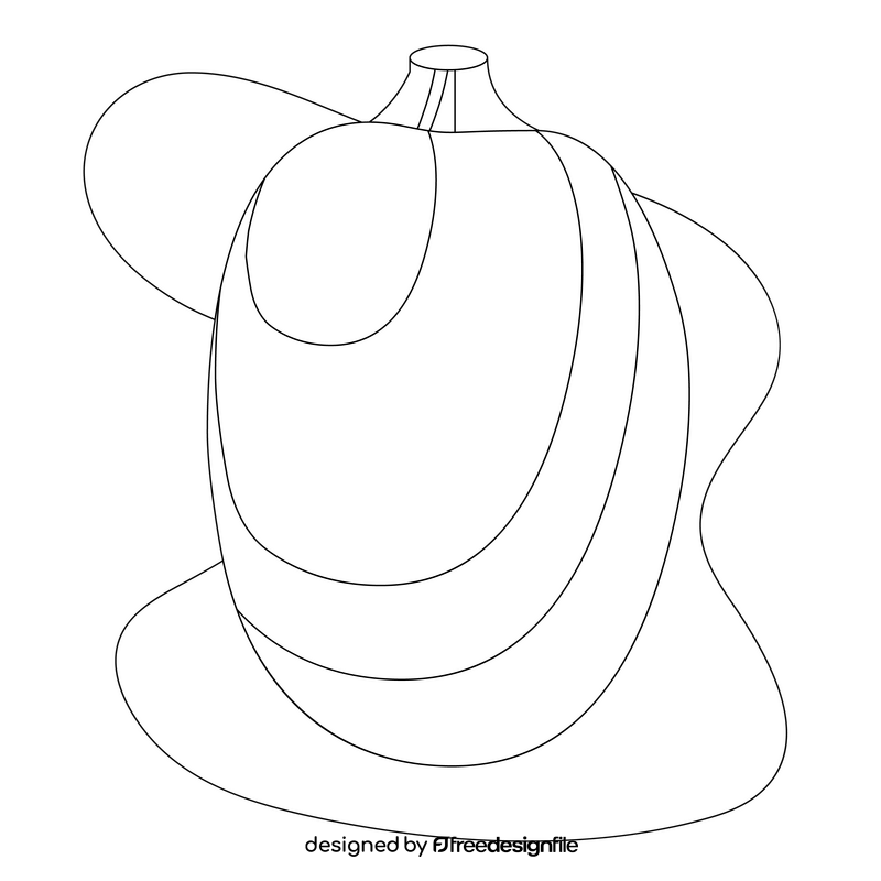 Squash drawing black and white clipart