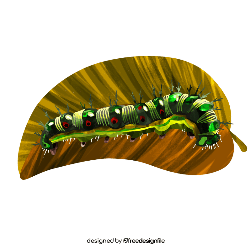 Painted Lady Caterpillar Vector Free Download Painted Lady Caterpillar Vector Free Download