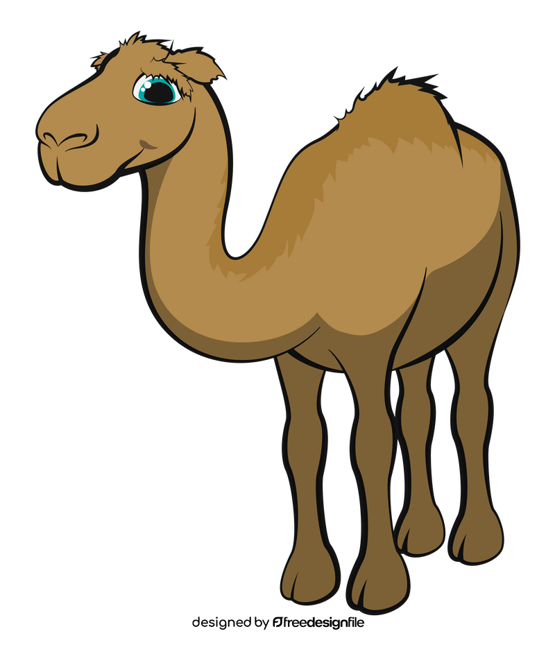 Camel cartoon clipart