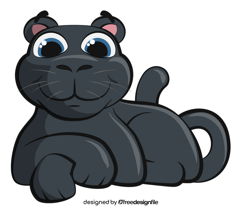 Panther cartoon clipart